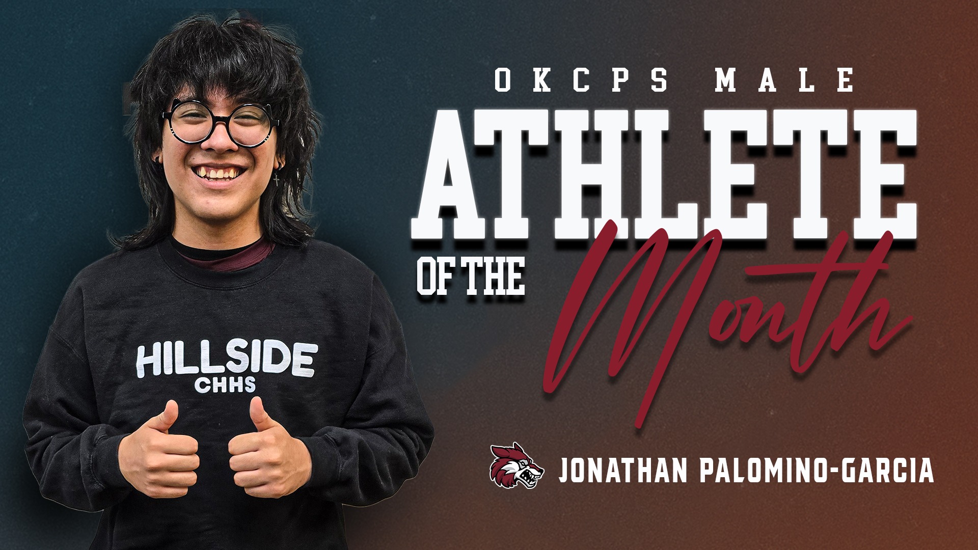 Slide 3 - Jonathan Palomino-Garcia Named OKCPS High School Male Athlete of the Month - November 2025