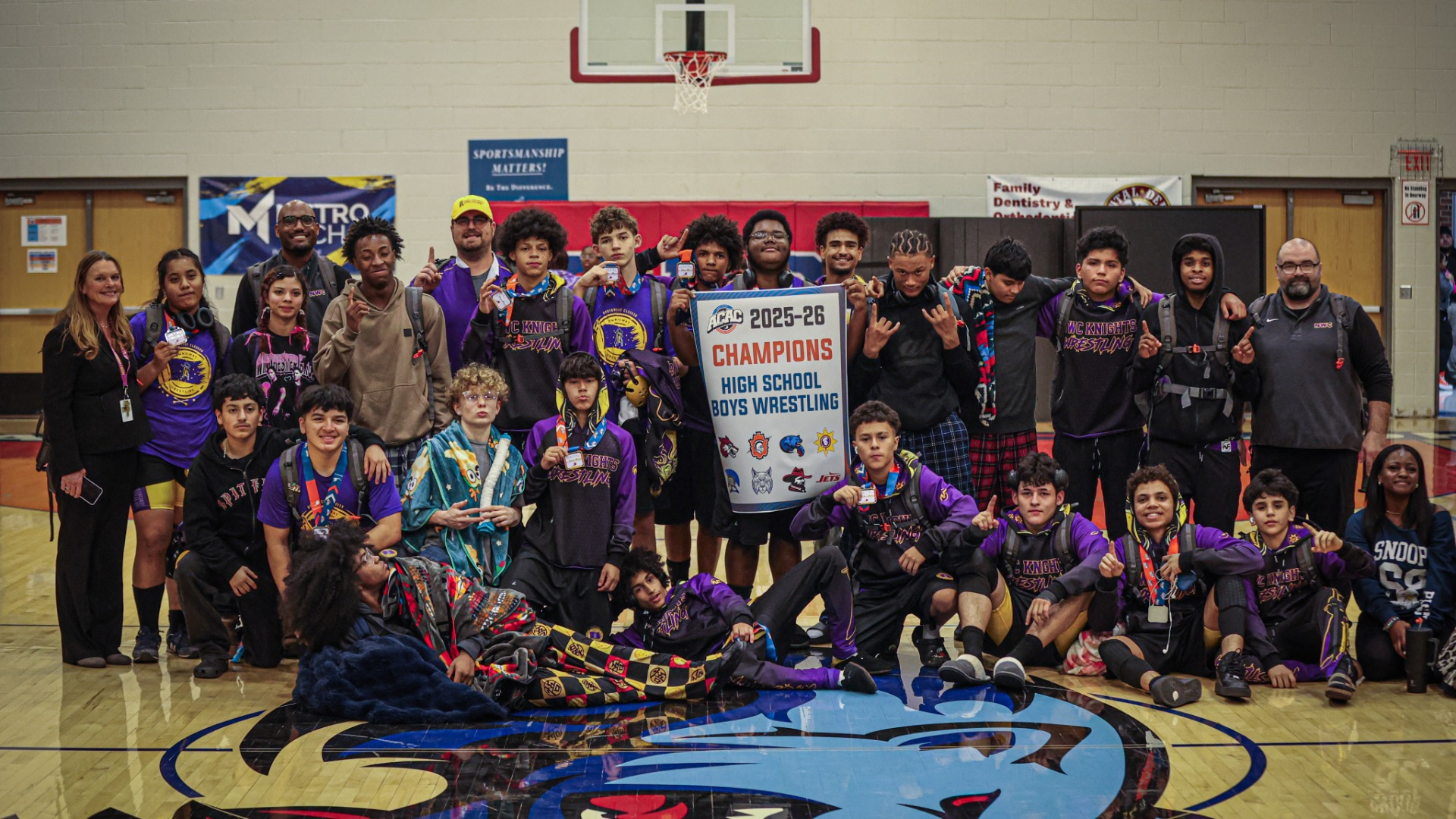 Slide 2 - Northwest Classen Crowned 2026 ACAC Boys Wrestling Champions