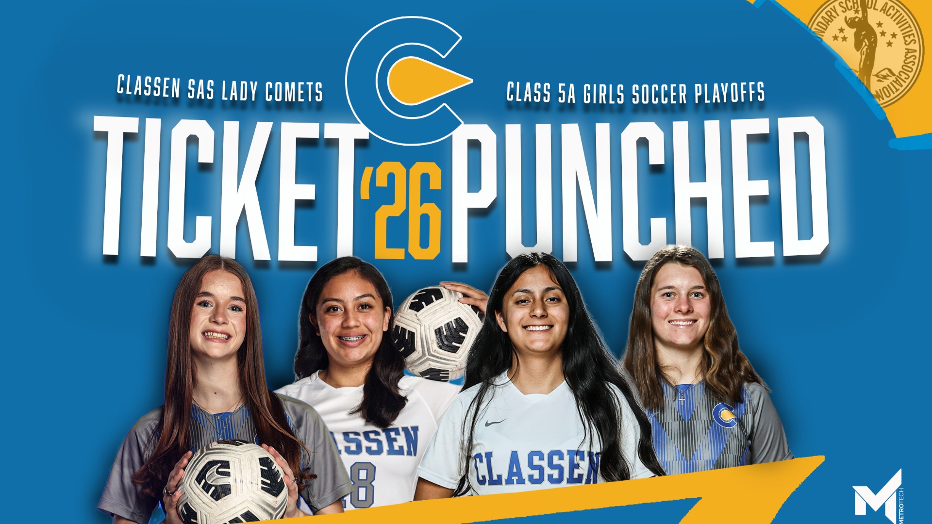 Slide 5 - Classen SAS Girls Soccer Punches Ticket to Class 5A State Playoffs