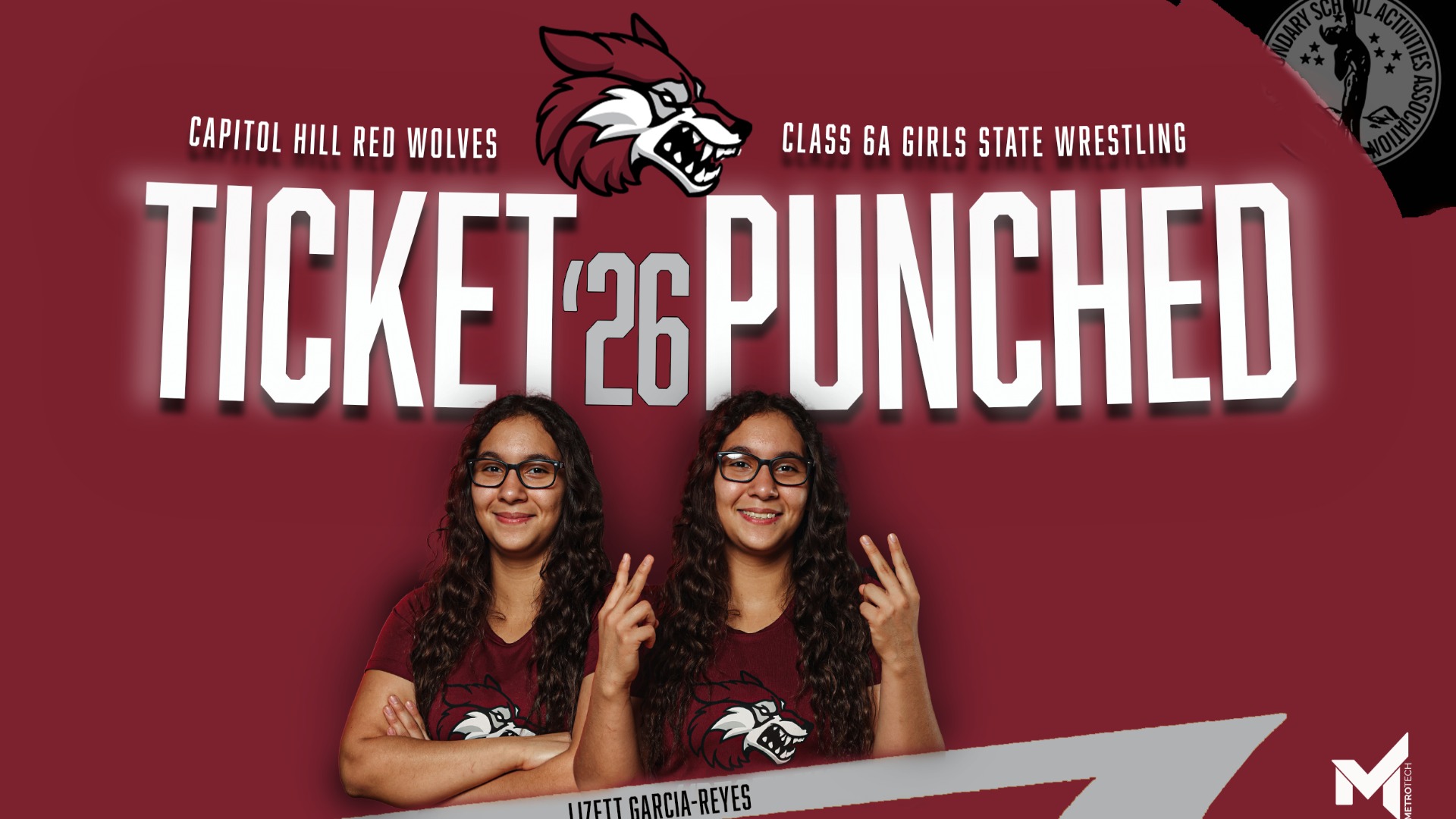 Slide 1 - Capitol Hill's Lizett Garcia-Reyes Punches Ticket to Class 6A Girls State Wrestling Meet