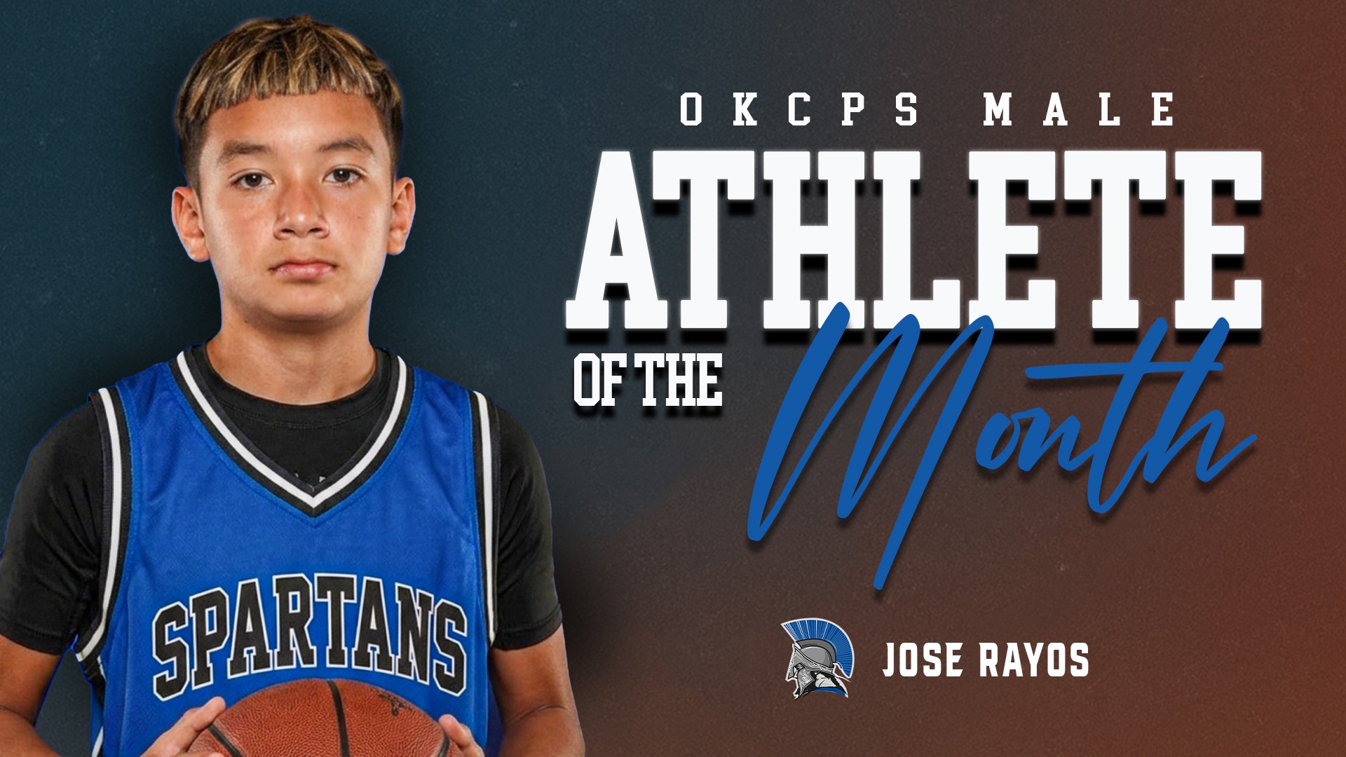 Slide 2 - Southeast's Jose Rayos Named OKCPS Middle School Male Athlete of the Month - February 2026