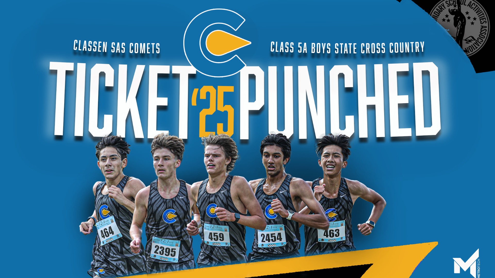 Slide 4 - Classen SAS Boys Punch Their Ticket to Class 5A State Cross-Country Meet