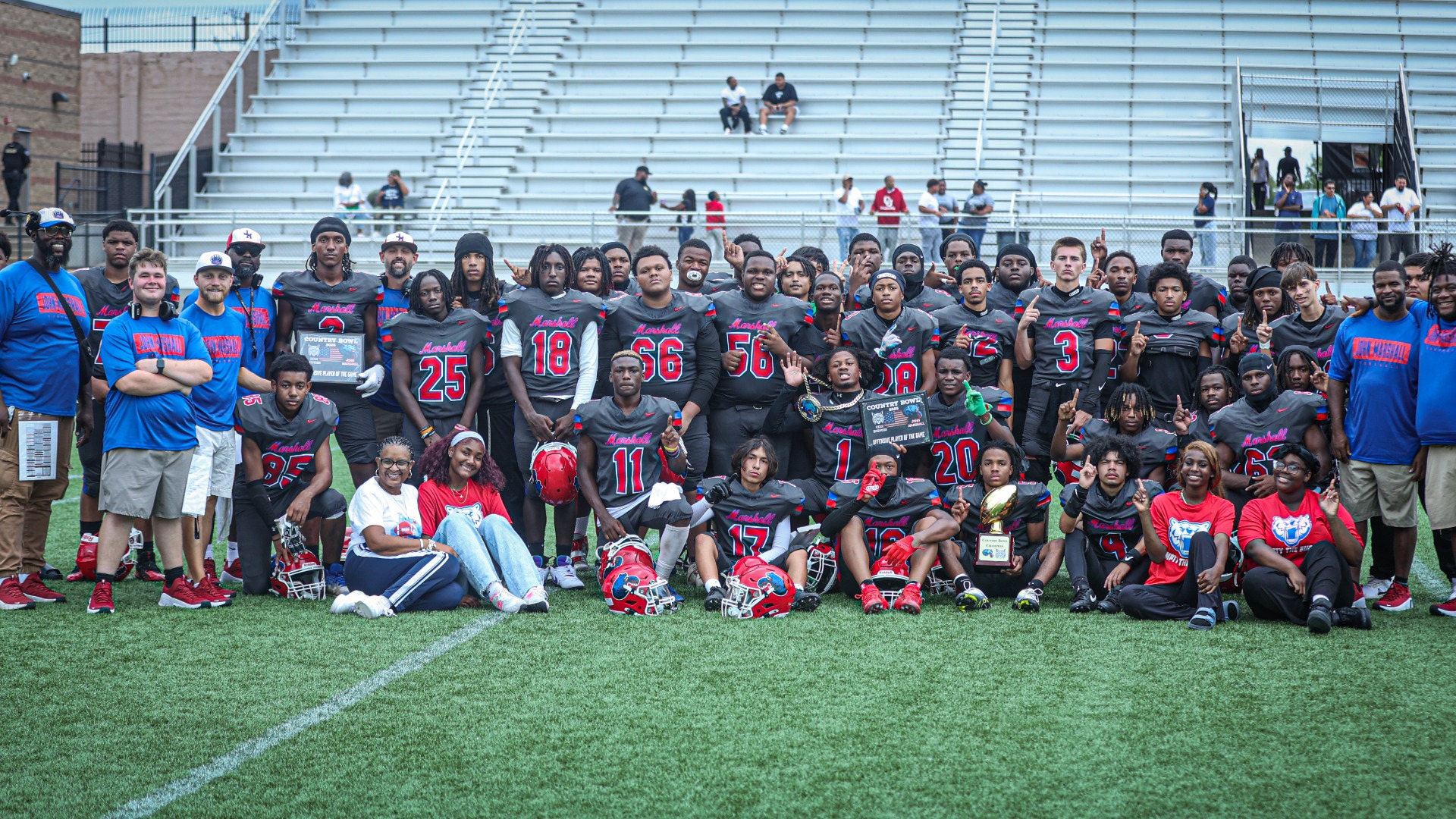 Slide 8 - John Marshall Football Wins Inaugural "Country Bowl" over Star Spencer