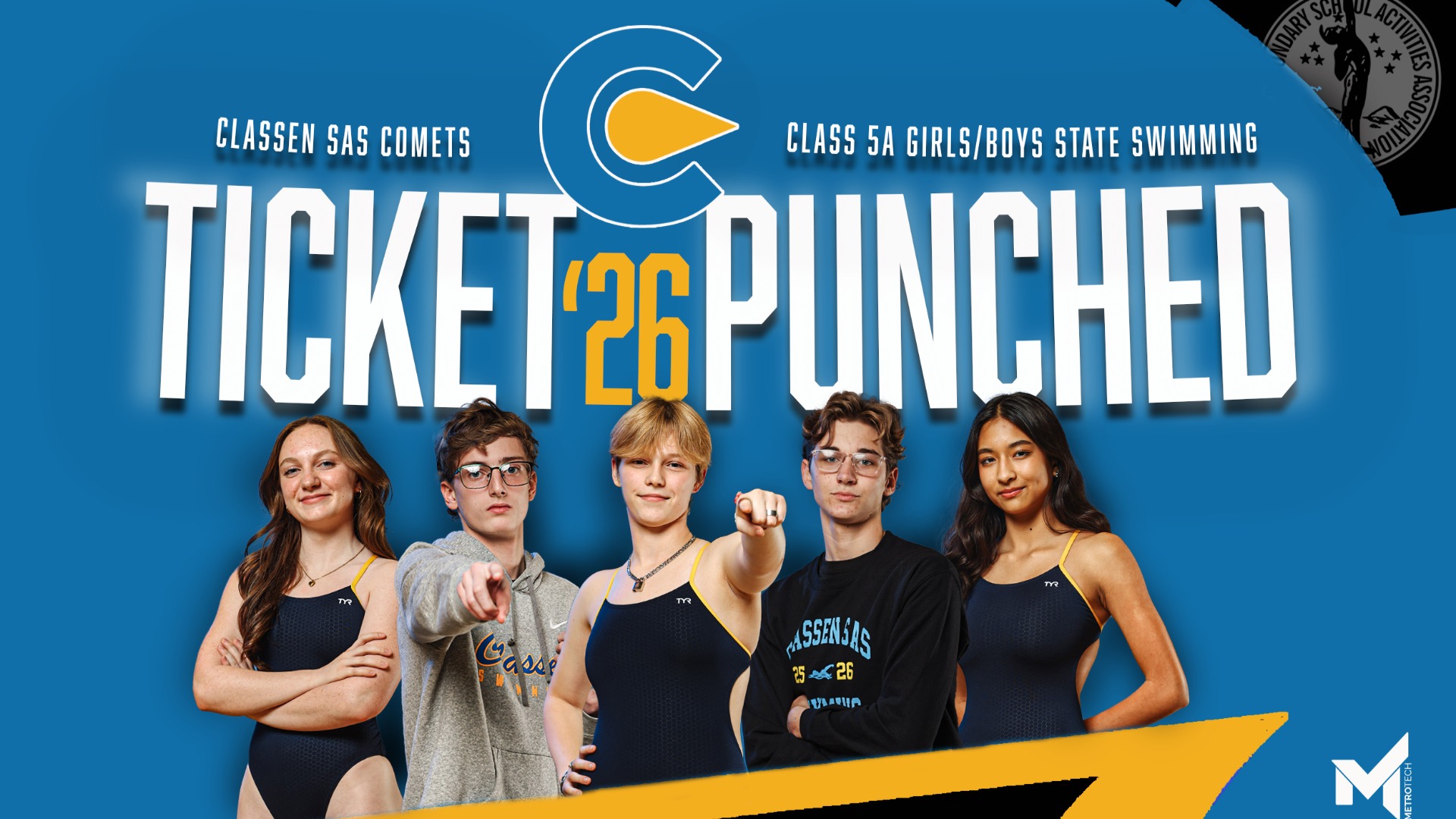 Slide 0 - Classen SAS Swim Team Punches Ticket to Class 5A State Swim Meet