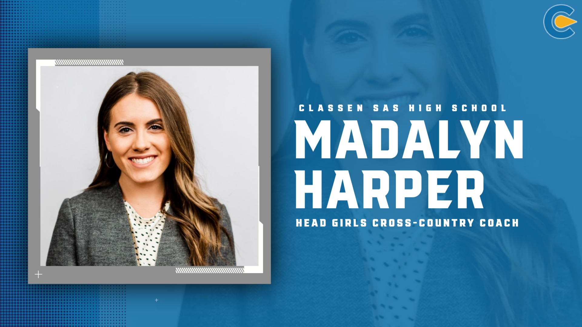 Slide 2 - Madalyn Harper Named Head Coach for Classen SAS Girls Cross-Country