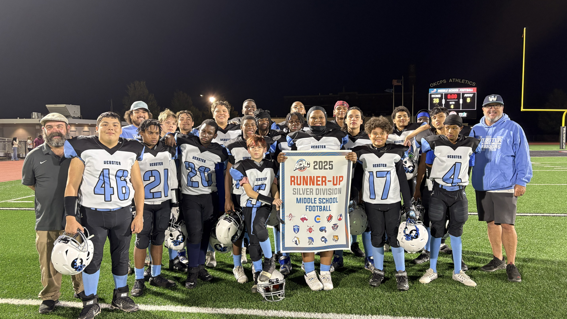 Slide 0 - Webster football battled with heart, and determination all season long, earning a well-deserved Runner-Up finish. This group represented our school with pride every step of the way.