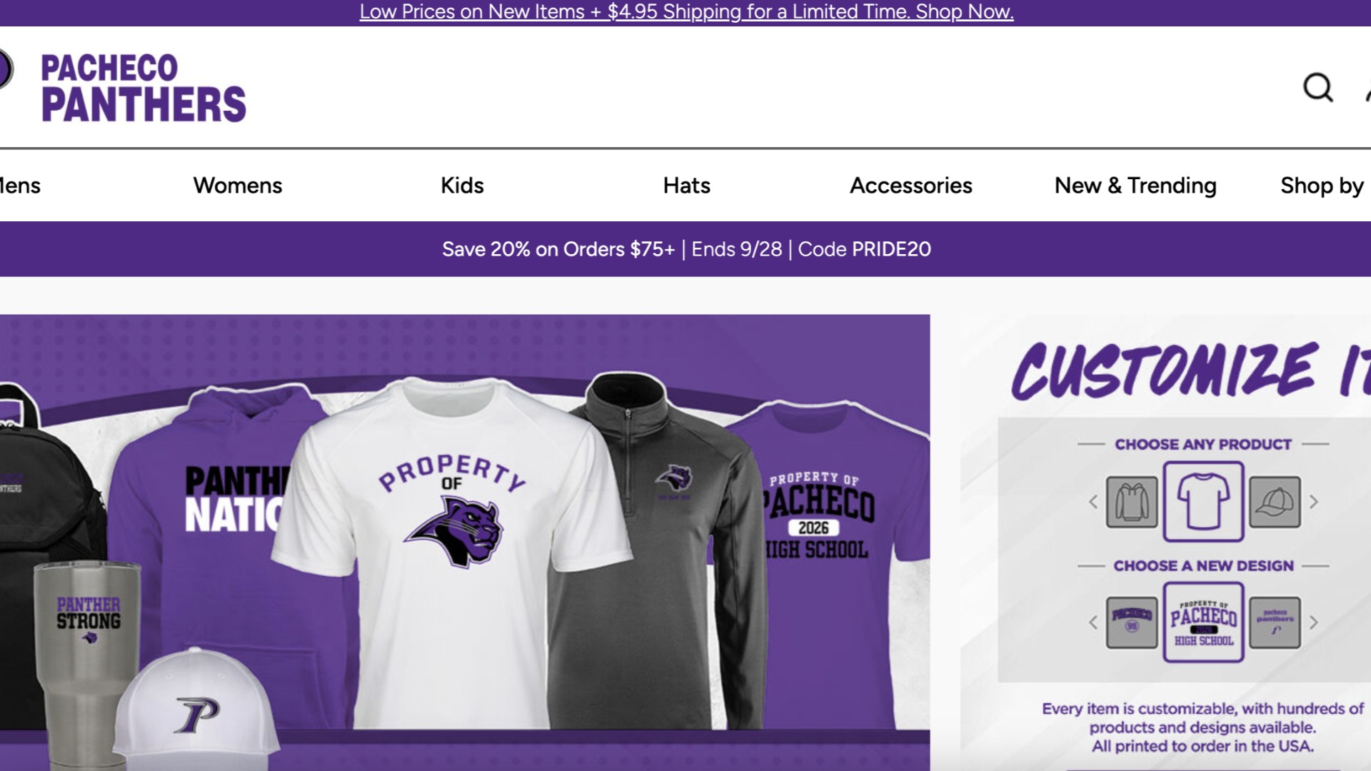 Slide 0 - PACHECO ONLINE STORE!  FULLY CUSTOMIZABLE!