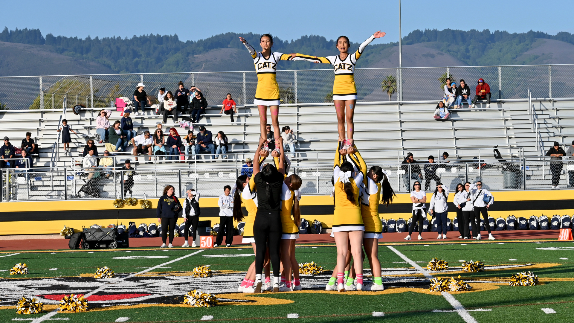 Slide 0 - Wow!! Look at those Cheerleaders