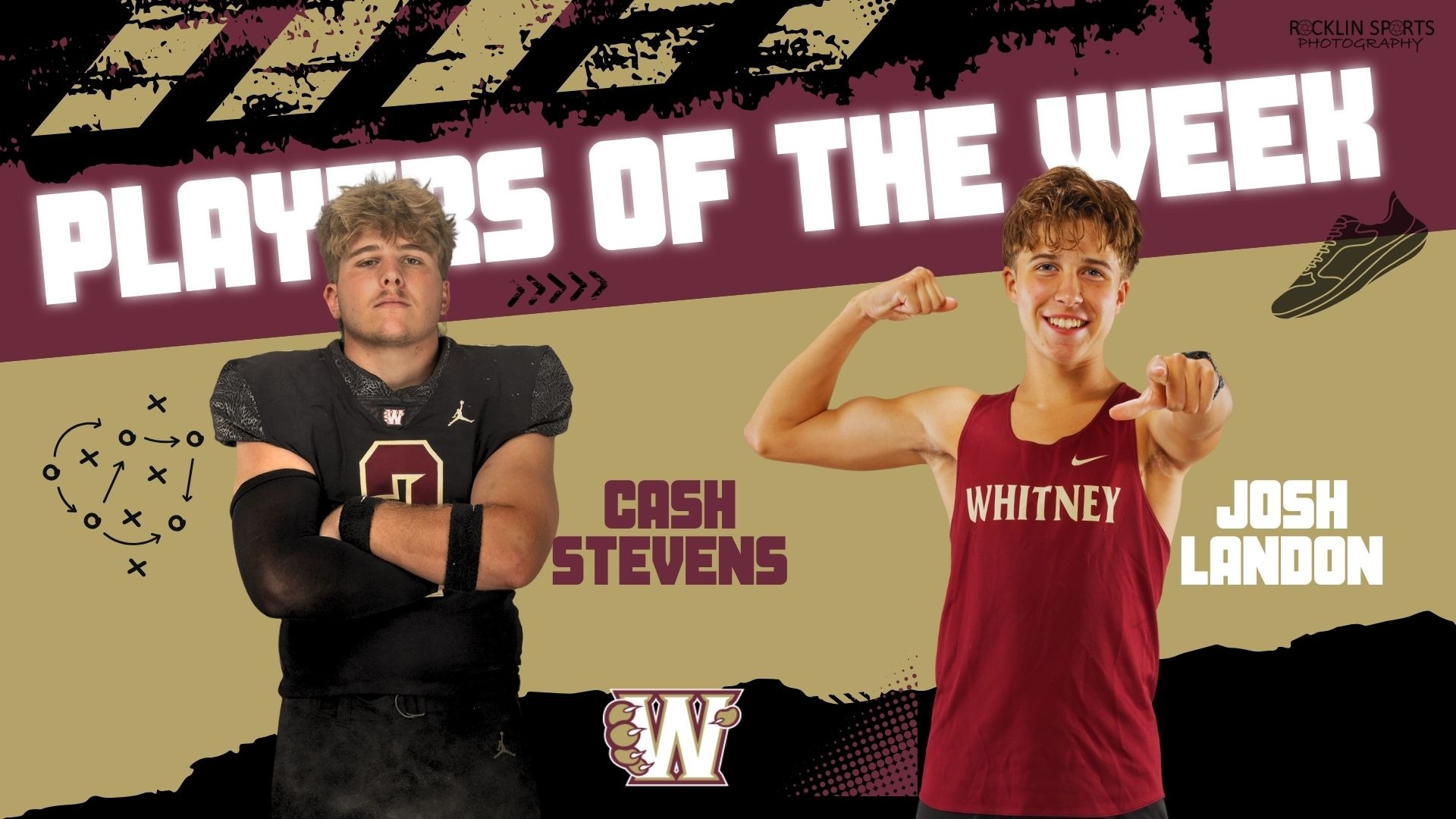 Slide 0 - Congratulations to Cash and Josh for being this week's Players of the Week!