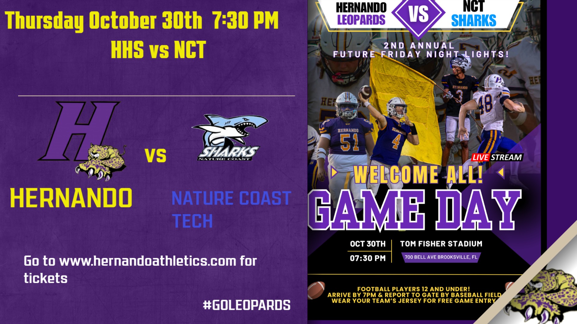 Slide 0 - Home Game Thursday