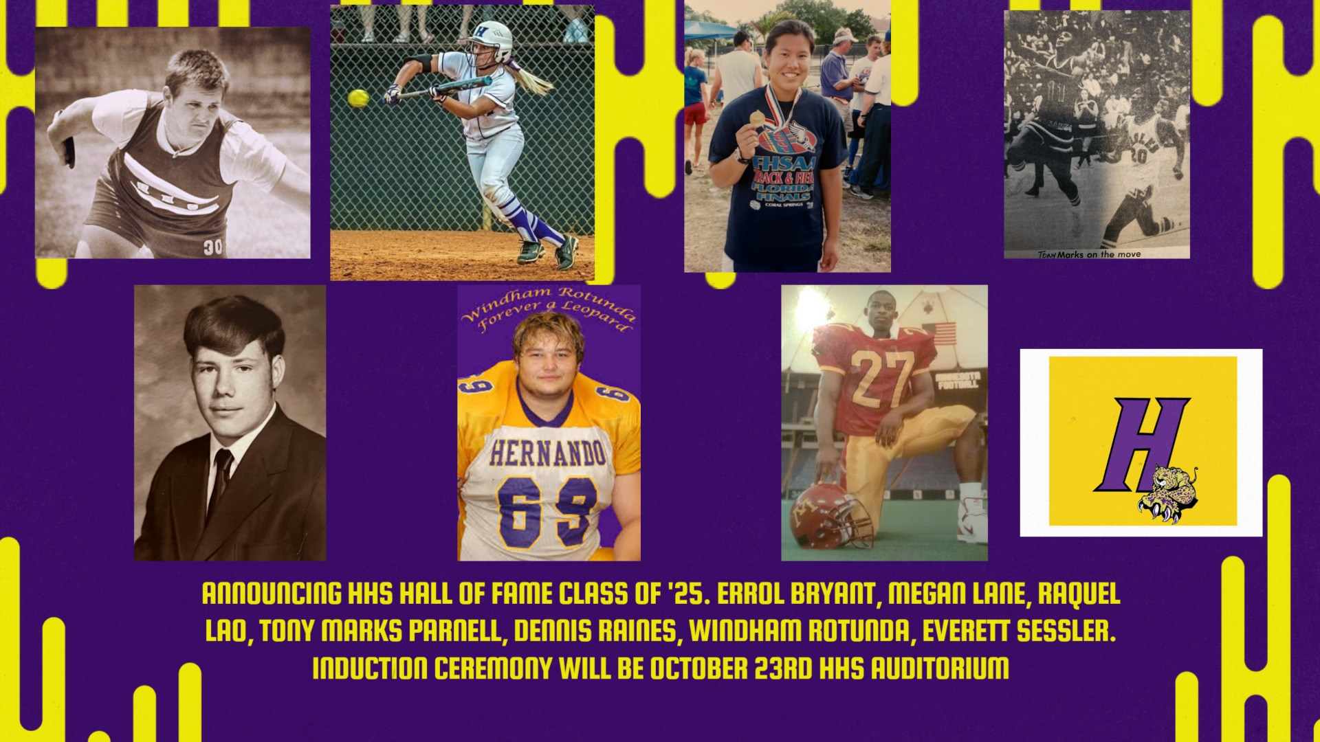 Slide 0 - HHS Hall of Fame Class of 2025