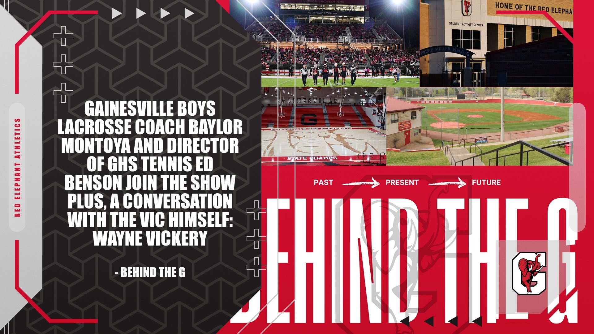 Slide 0 - Behind the G: Gainesville athletics' podcast for Red Elephants by Red Elephants