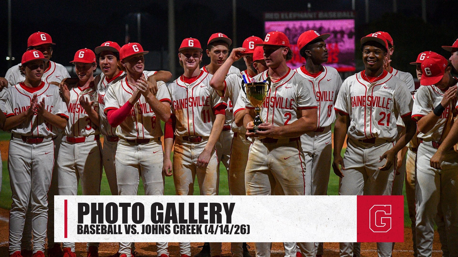 Slide 0 - PHOTO GALLERY: Youth Night, GHS vs. JC, Post-game recognitions