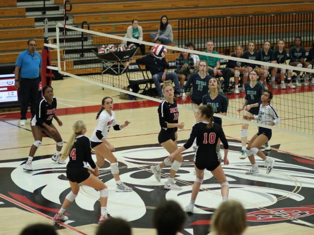 2022 Volleyball Playoff Game against Harrison