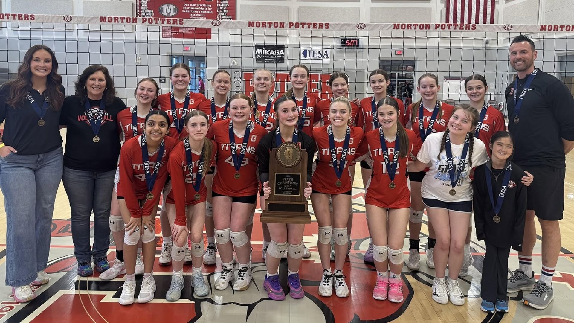 Slide 0 - IESA 8-4A Volleyball State Champions!
