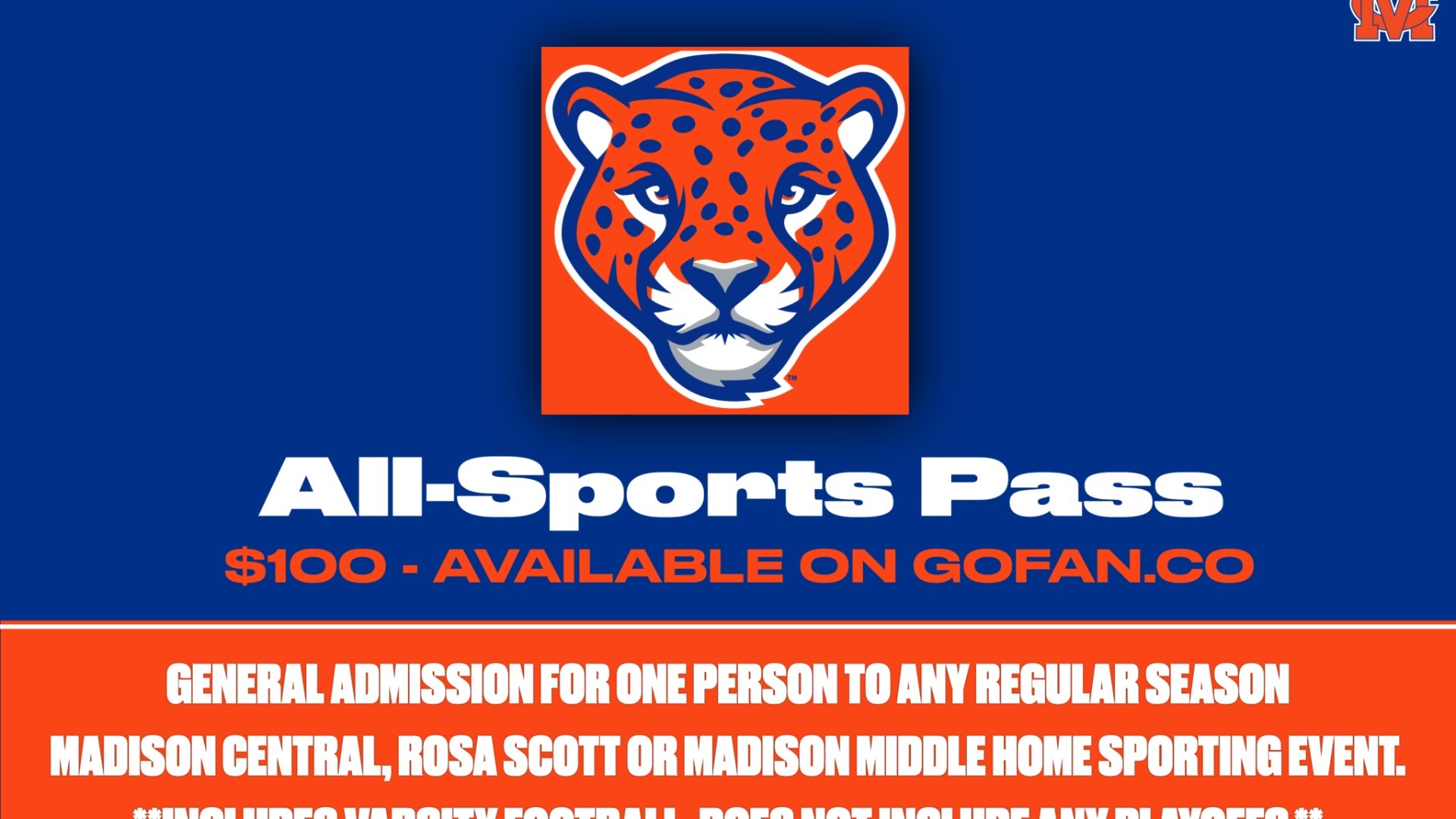 Madison CentralSlide 1 - Adult All Sports Pass