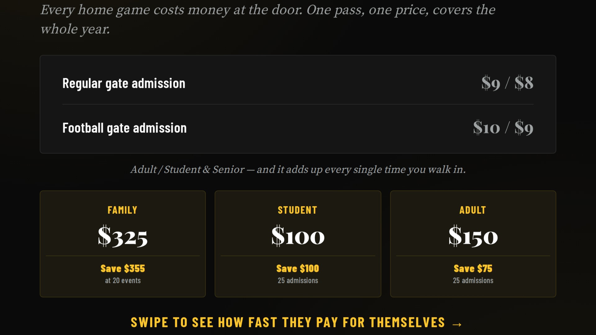 Slide 0 - Season Passes Live!  Save Now
