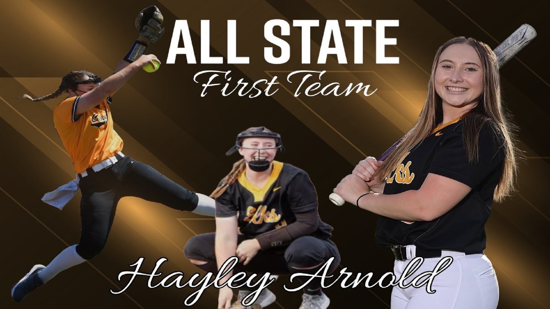 Slide 4 - Hayley Arnold, Softball, 1st Team All-State