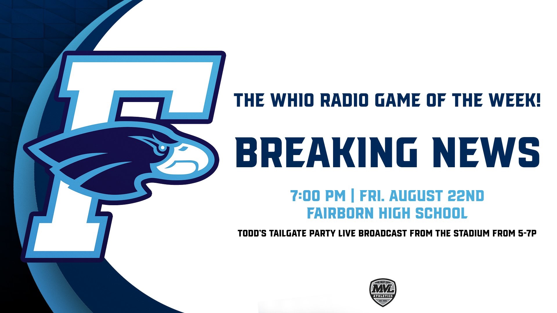 Slide 1 - THE WHIO RADIO GAME OF THE WEEK IS HEADED OUR WAY!