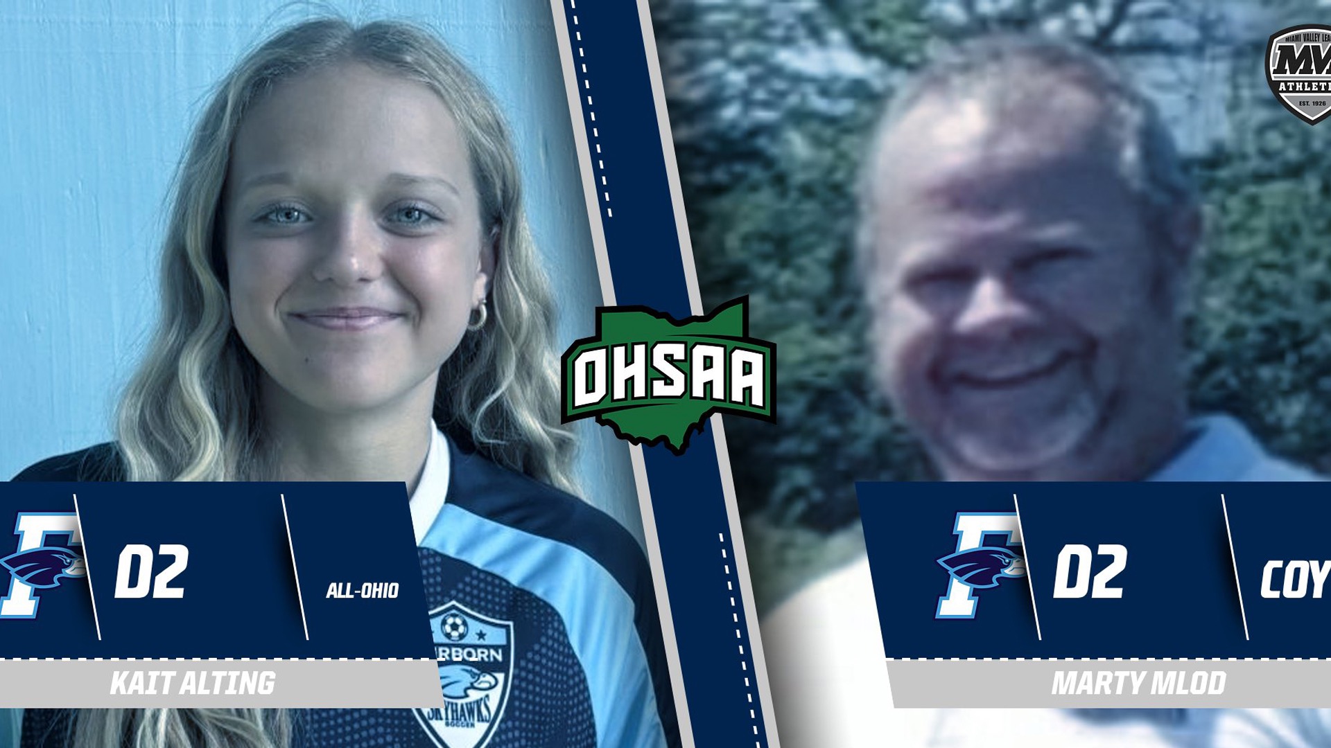Slide 0 - FAIRBORN SHINES: COACH MARTY MLOD NAMED DII COACH OF THE YEAR & KAIT ALTING EARNS ALL-OHIO HONORS!