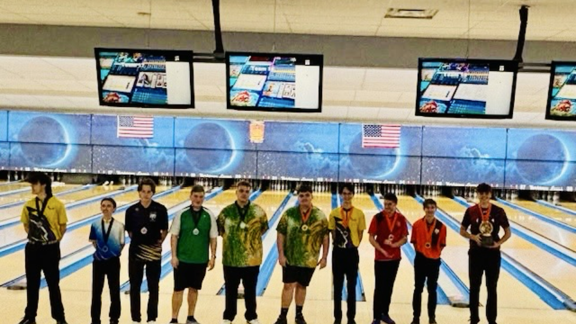 Slide 7 - Junior Lucas Less Places 7th Overall at Varsity Bowling Padua Bruin Classic
