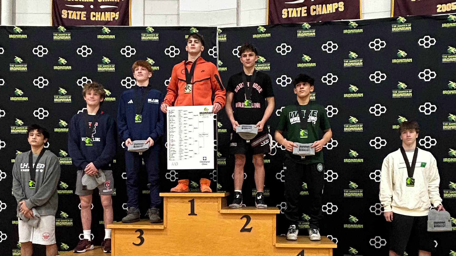 Brandon Bickerton Finishes 8th at the Iron Man Tournament (12-13-25 / Walsh H.S. / 120lbs)