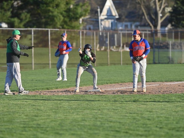 Varsity Baseball vs Edison (Erin Caldwell--Sandusky Register)