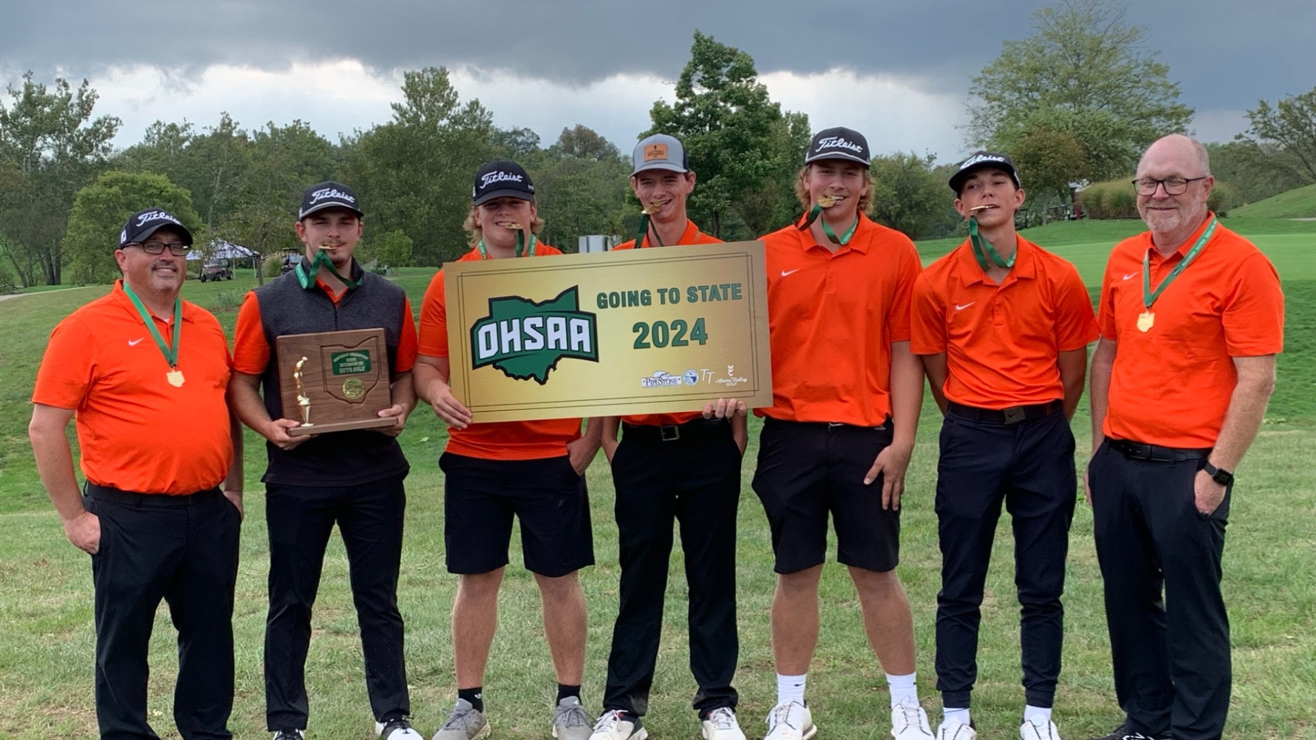 Slide 0 - BOYS GOLF FINISHES 6TH IN STATE