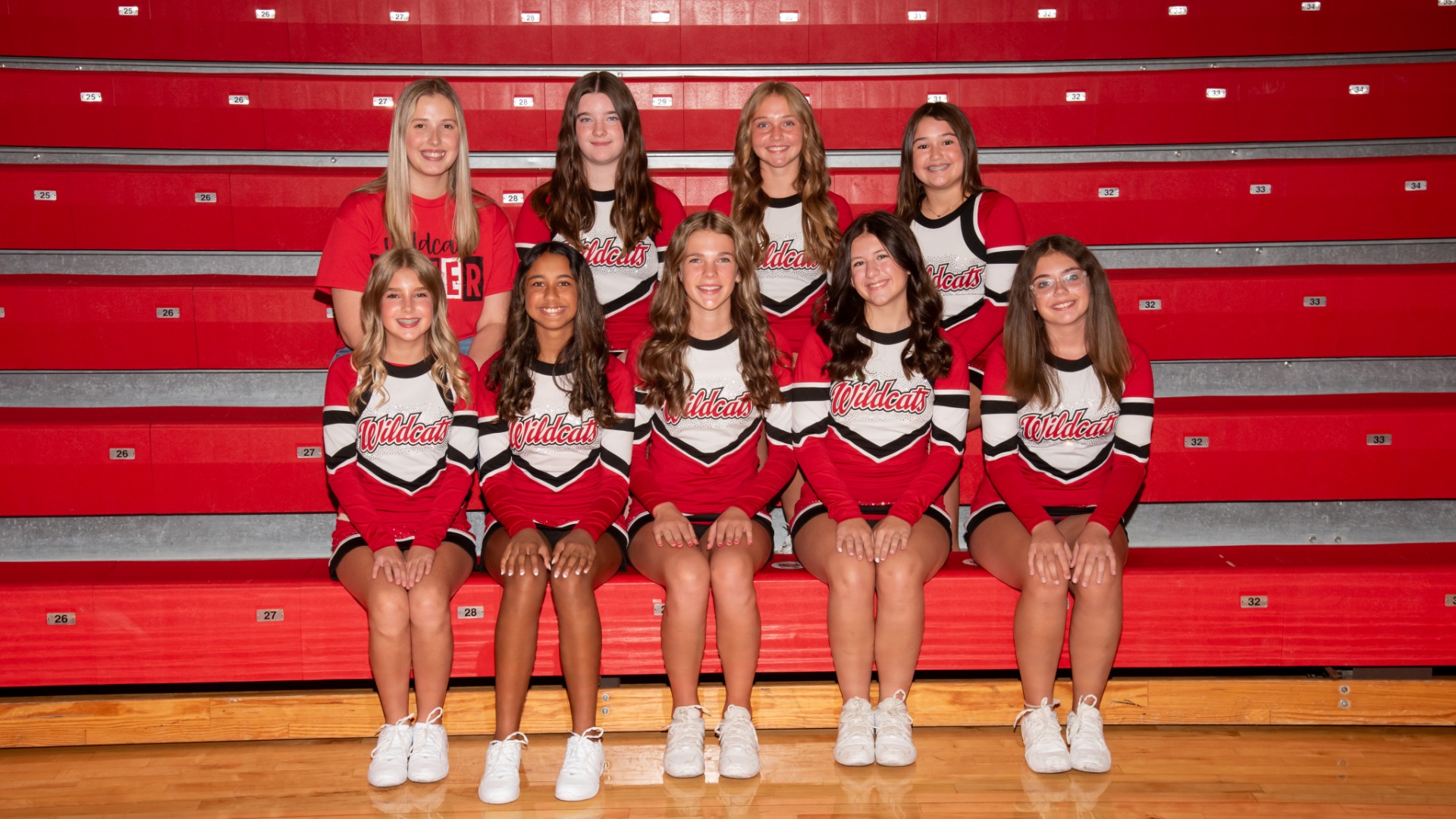 8th Grade Cheer Team Photo 2025