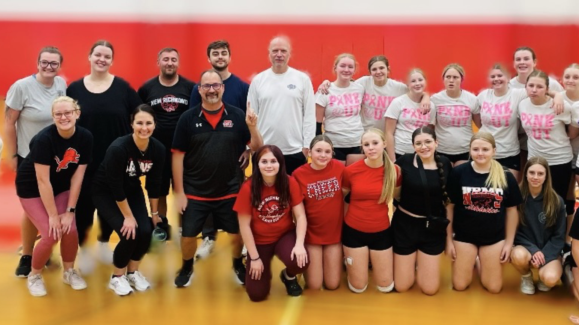 Slide 3 - Staff vs student Volleyball