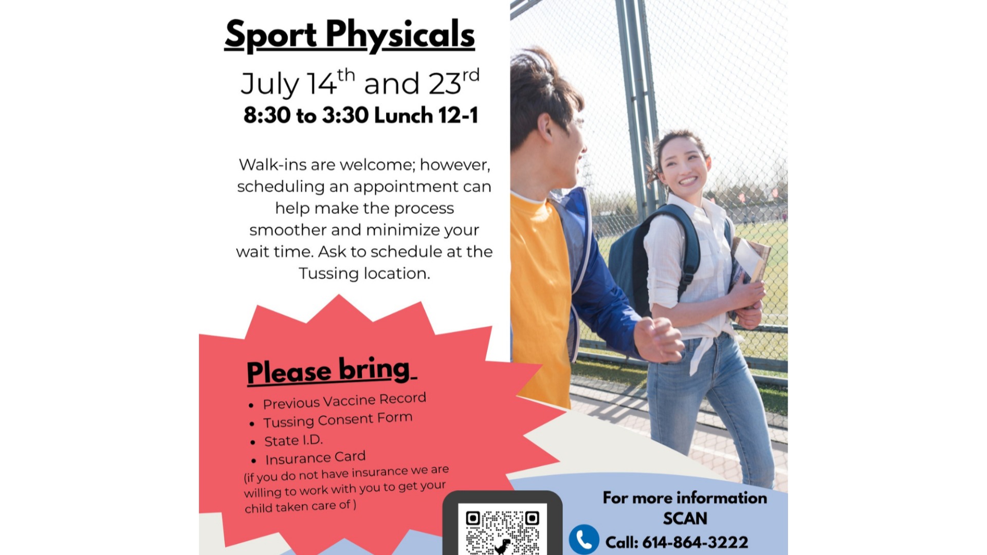 Slide 1 - Sports Physicals 