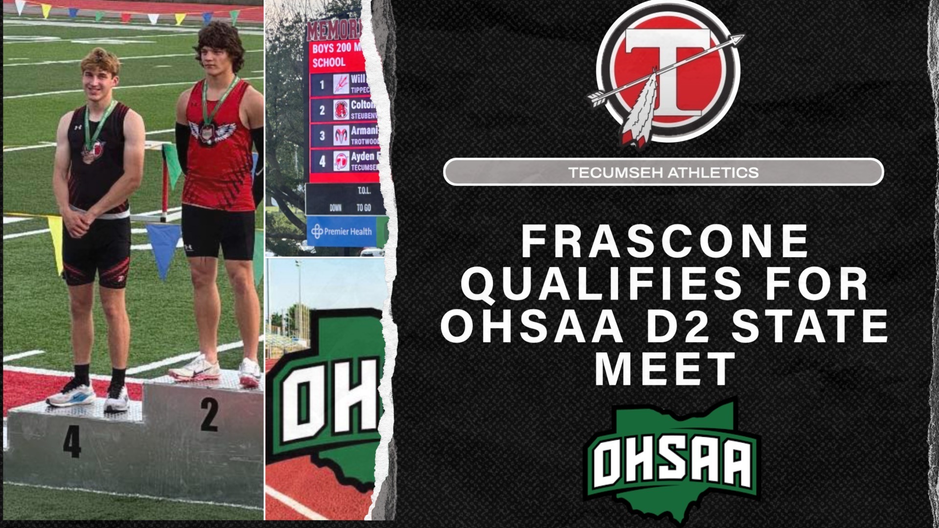 Slide 0 - Frasconce Qualifies for the OHSAA State Meet.