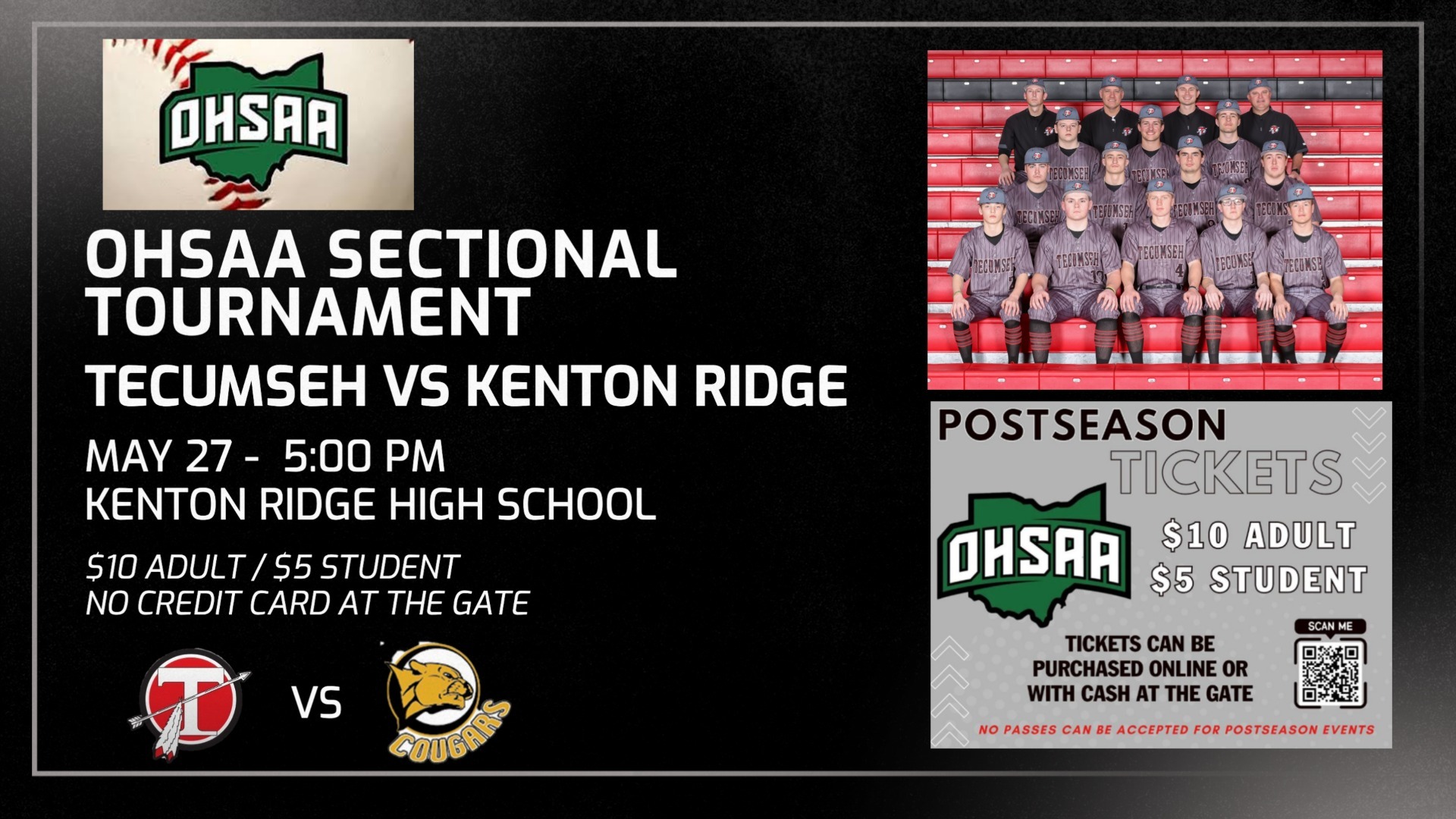 Slide 2 - OHSAA Sectional Baseball 
