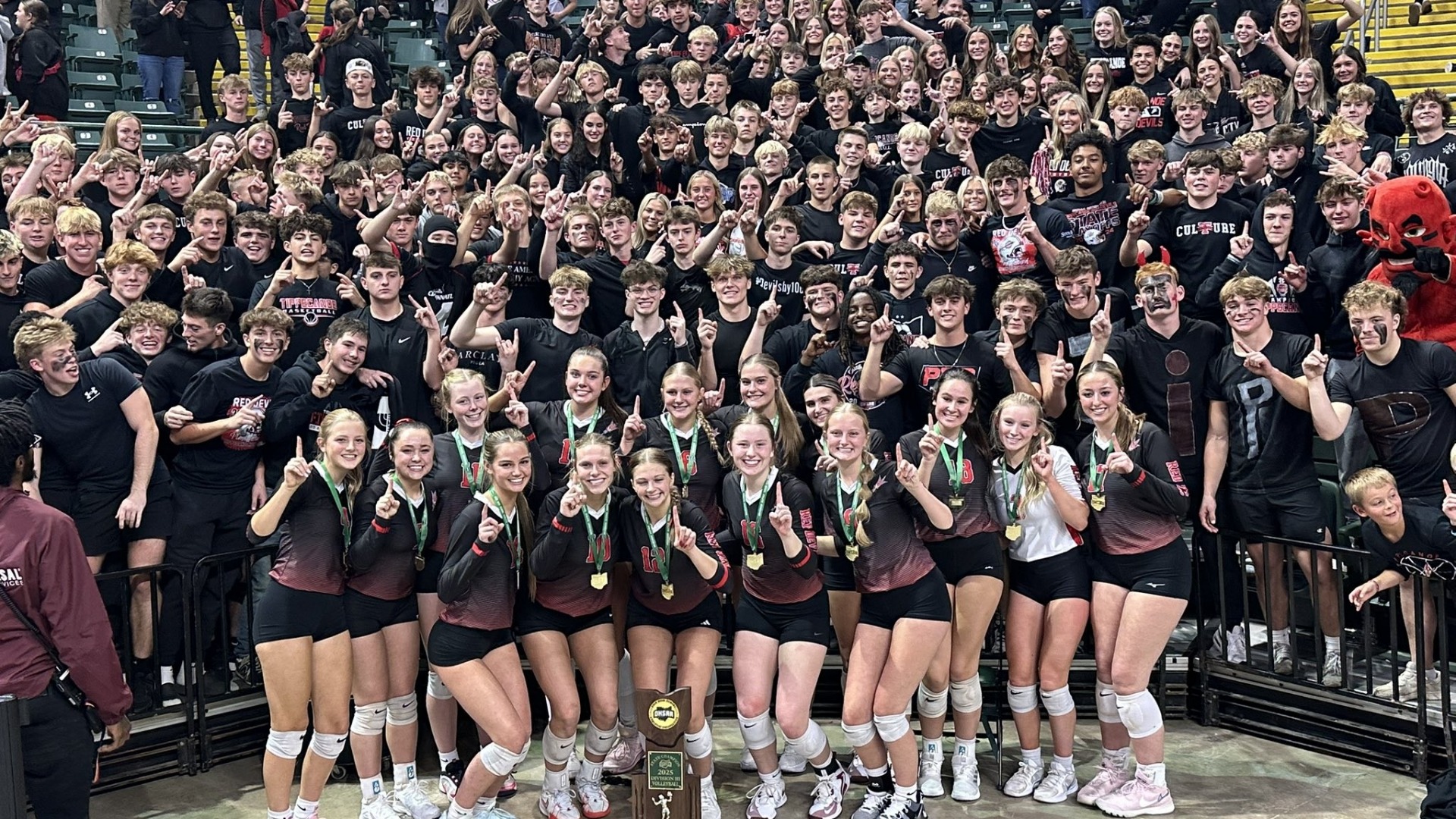 State Champs and Student Section