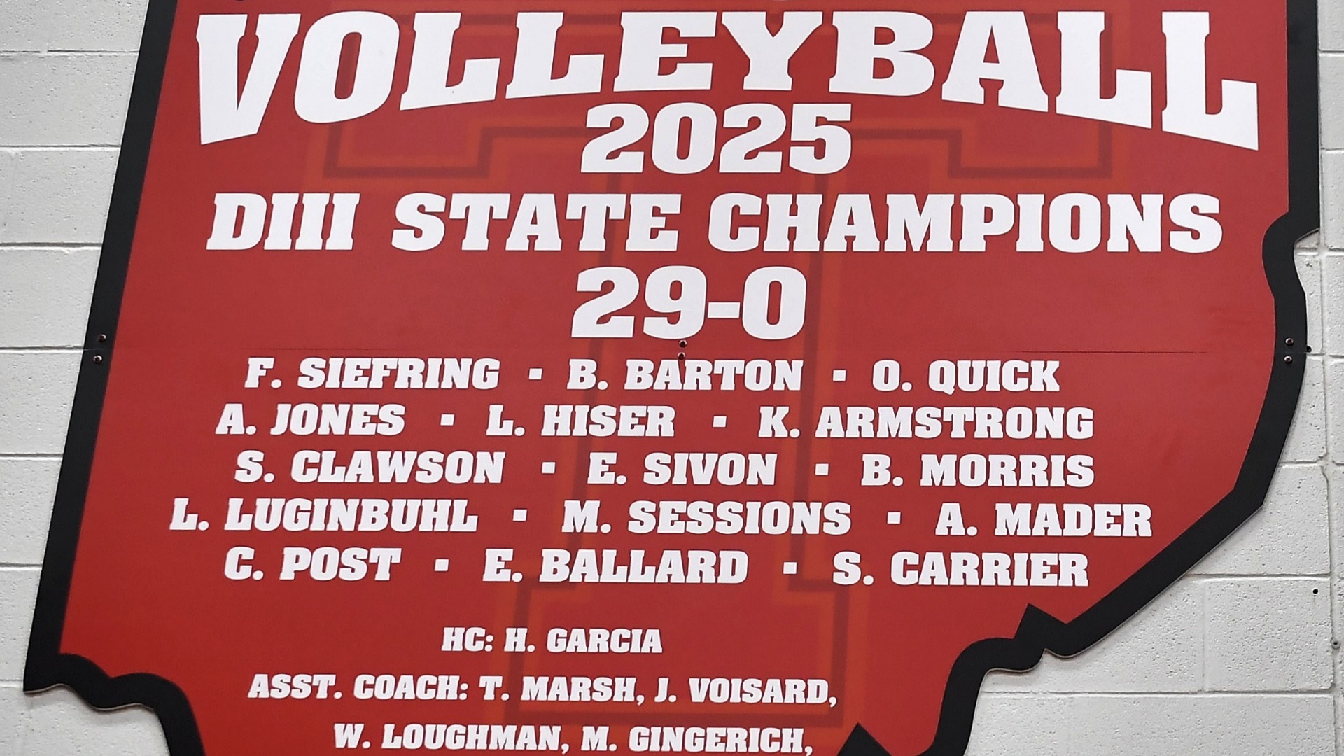 State Championship Board 2025