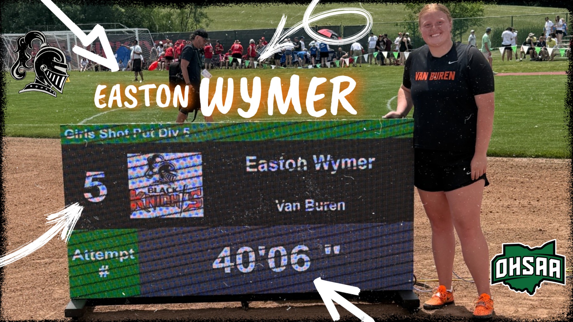 Slide 0 - Wymer lands 5th on podium; Receives All-Ohio