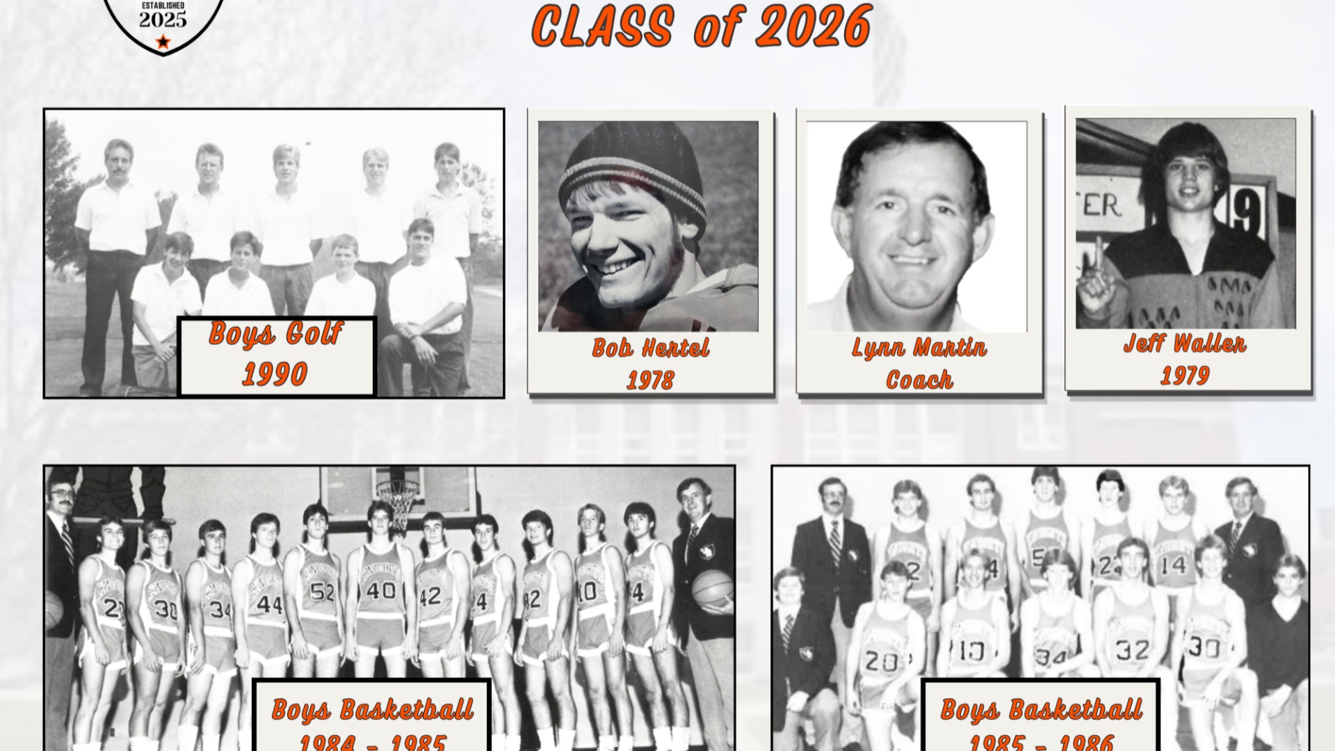 Slide 0 - Van Buren Athletic Hall of Fame - Class of 2026