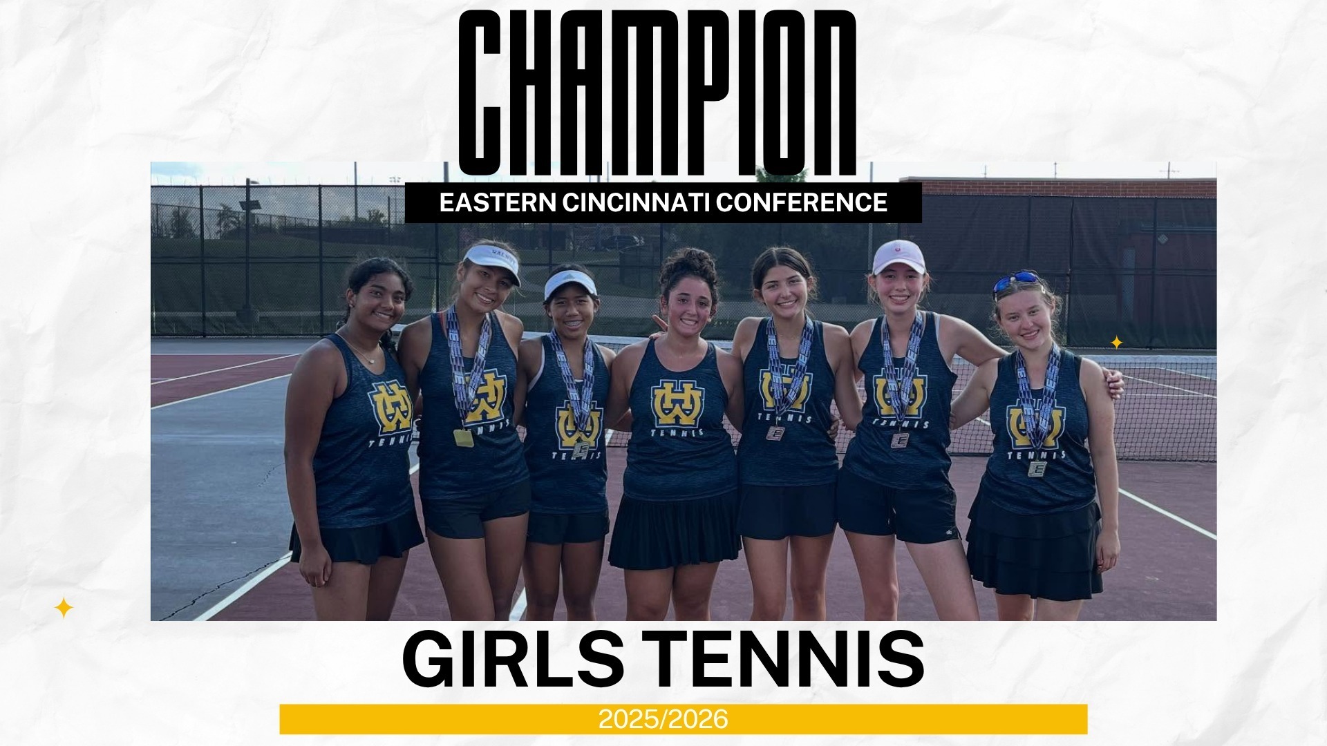 Slide 5 - LADY EAGLES TENNIS CLAIMS ECC CHAMPIONSHIP — FIRST TITLE SINCE 2014!