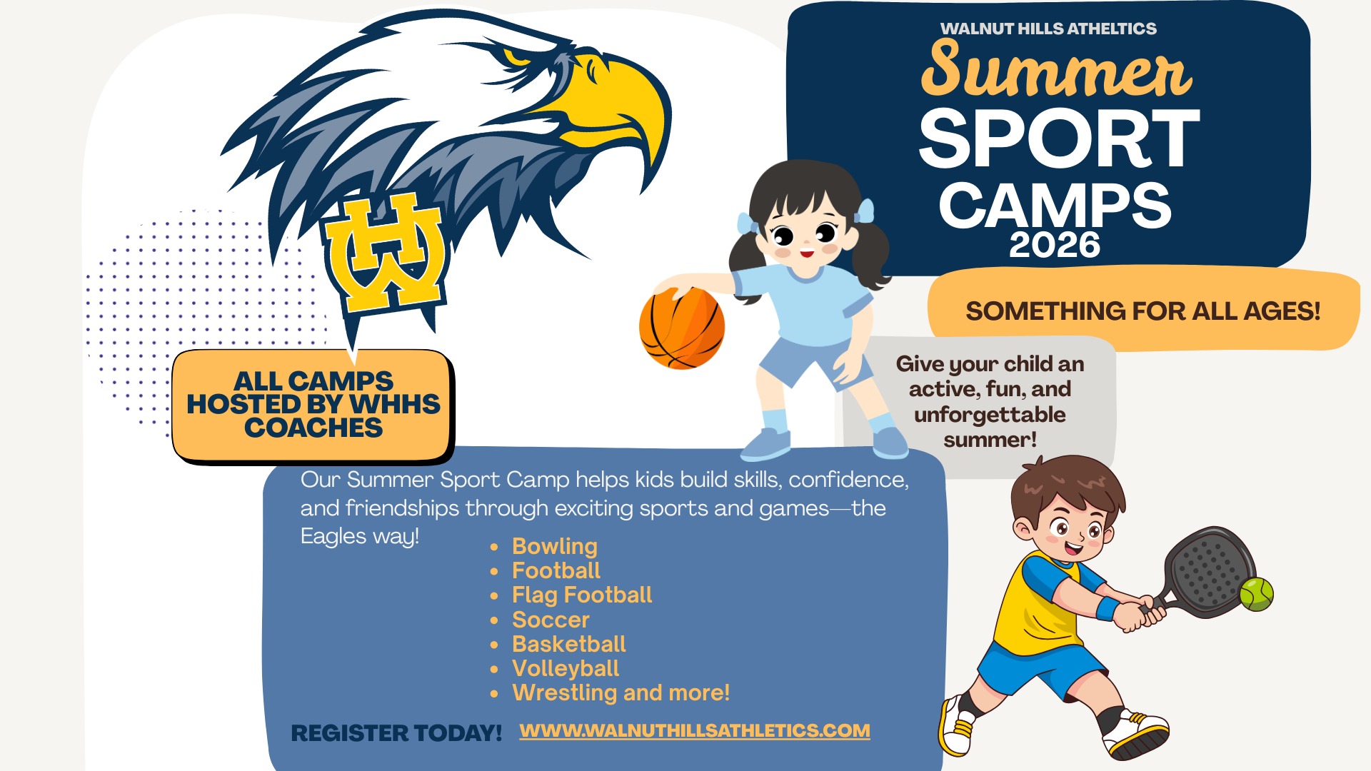 Slide 1 - WHHS Summer Camps 2026