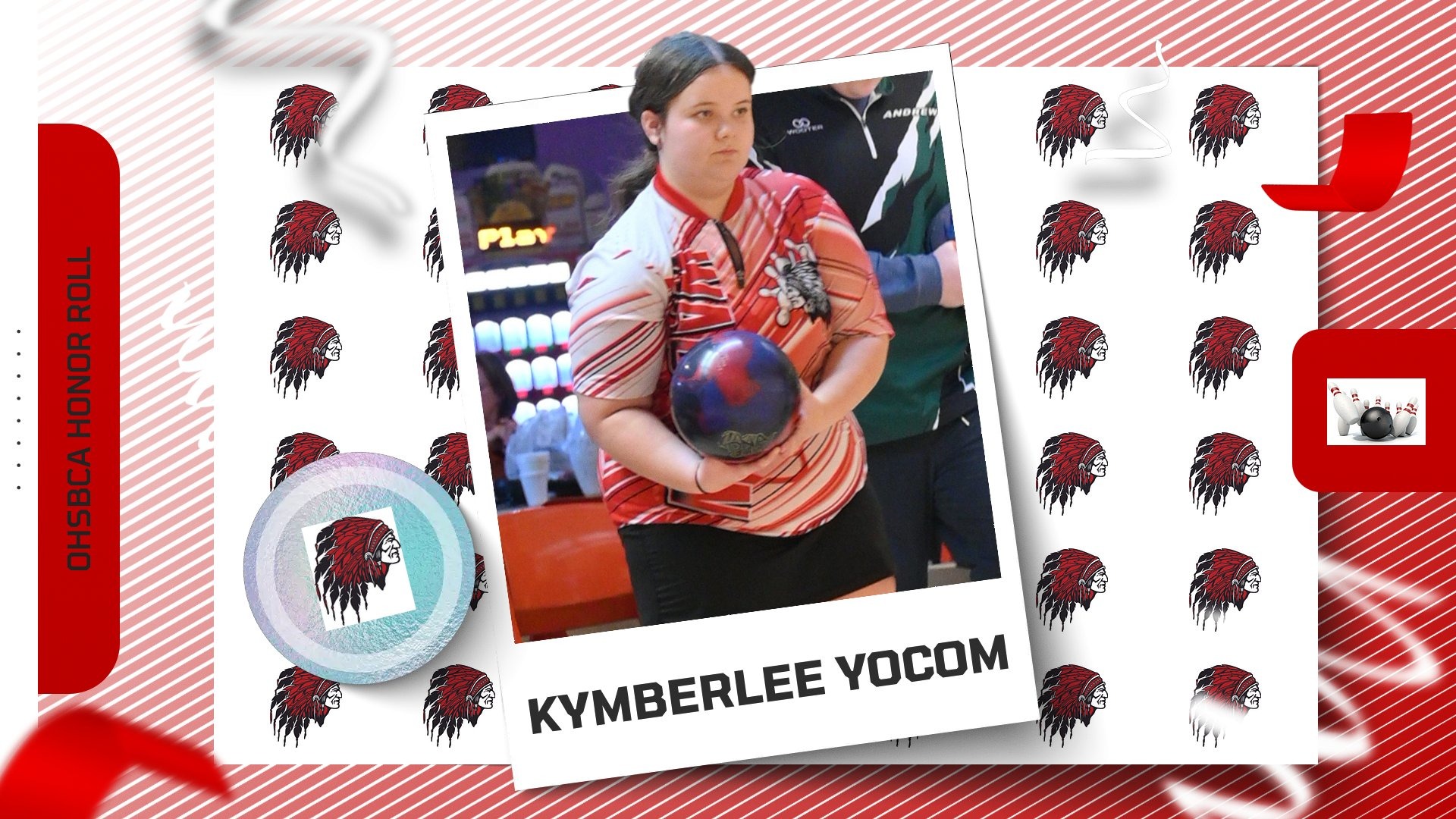 Slide 6 - Kymberlee Yocom is near the top of the OHSBCA Honor Roll