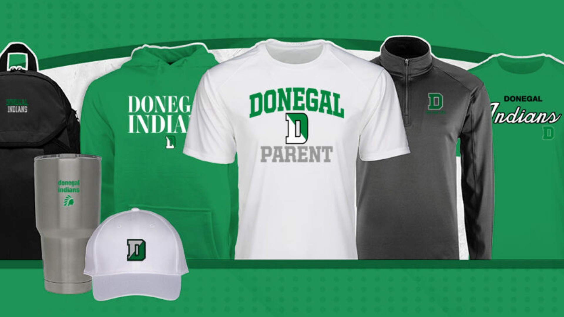 Slide 3 - Click the link to buy Donegal Fan Gear and Support Donegal Athletics
