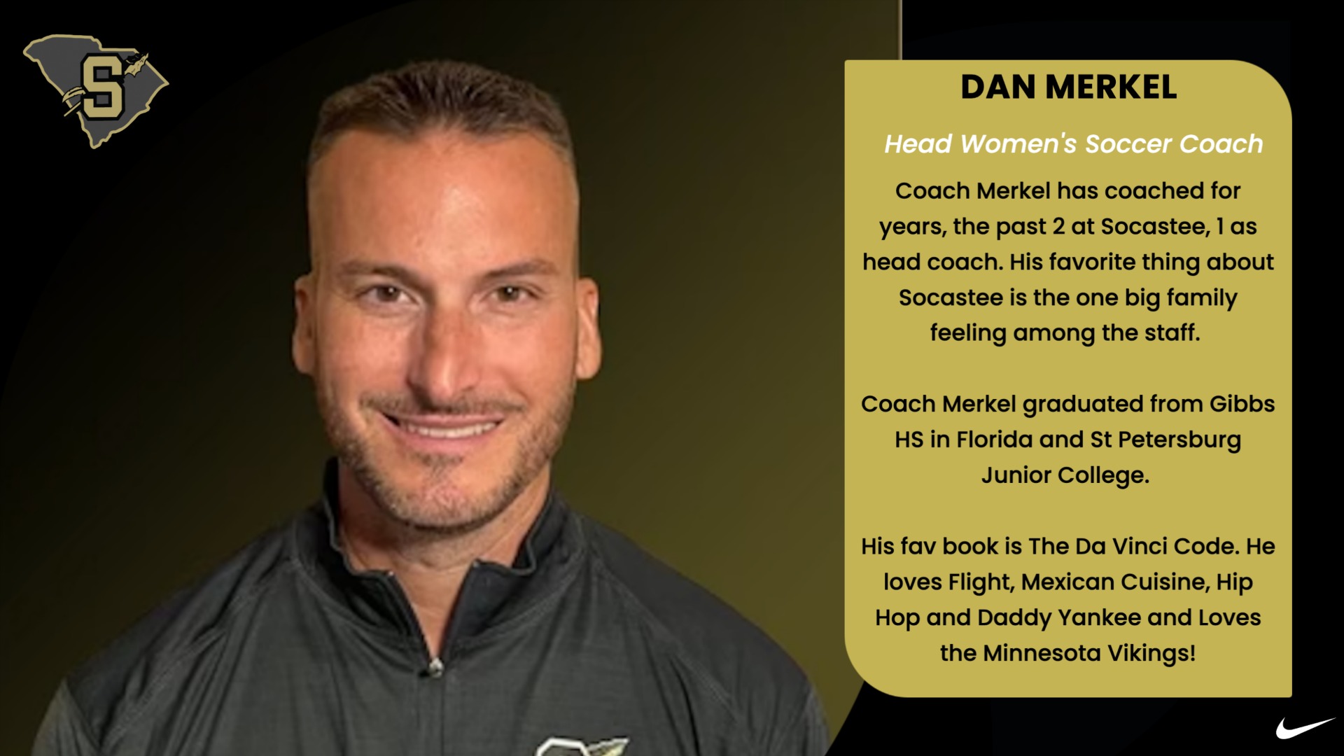 Slide 4 - Monday Meet the Coaches: Dan Merkel