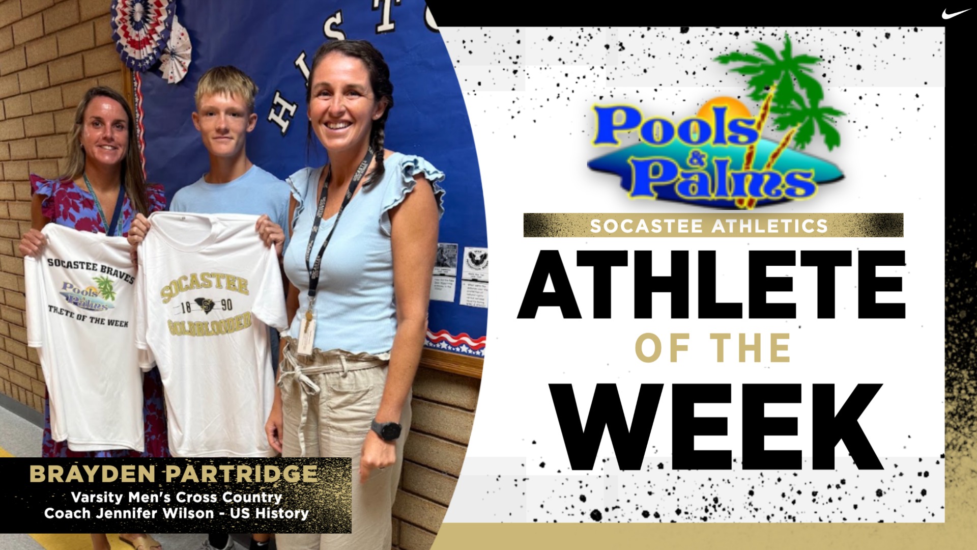 Slide 0 - Pools & Palms Athlete of the Week: Brayden Partridge