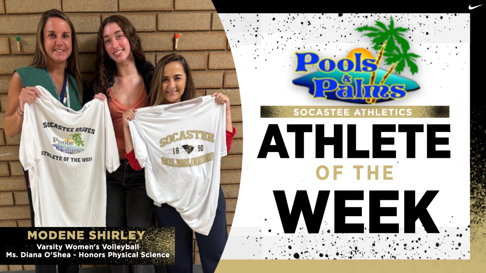 Slide 2 - Pools & Palms Athlete of the Week: Modene Shirley