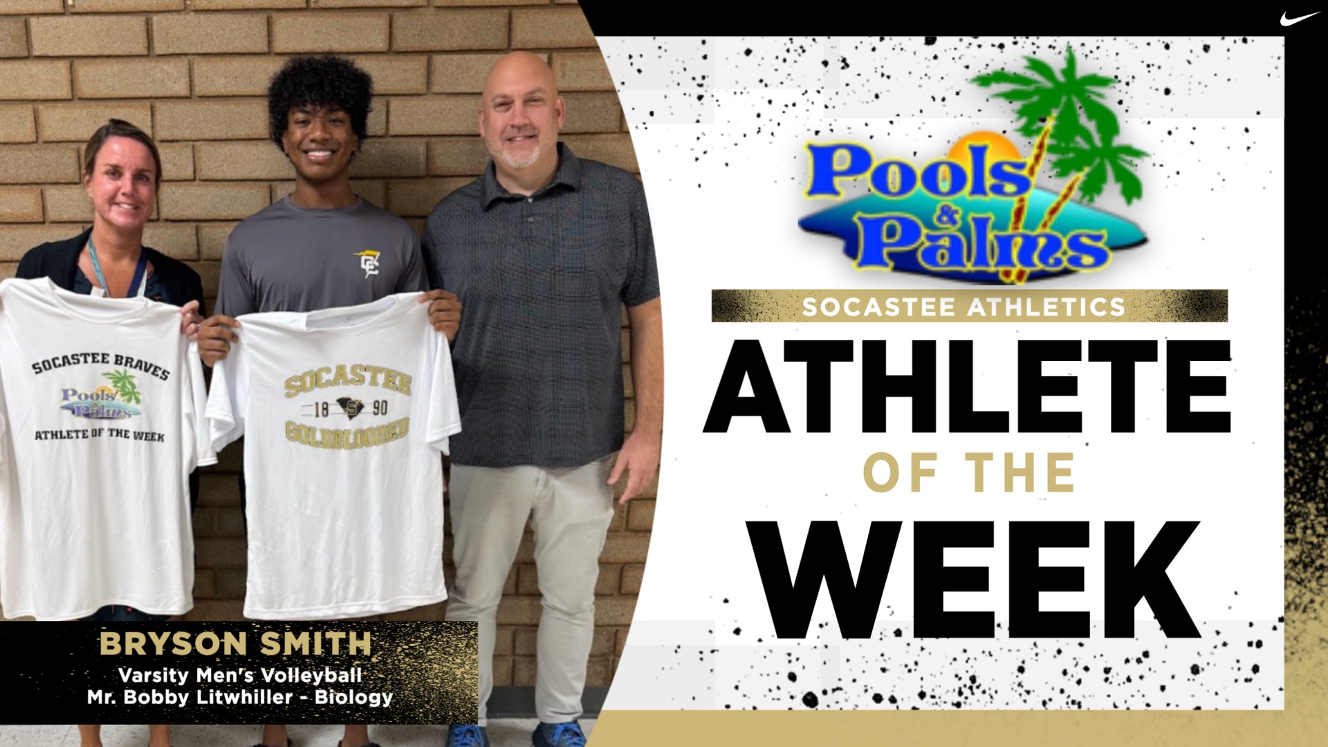 Slide 1 - Pools & Palms Athlete of the Week: Bryson Smith