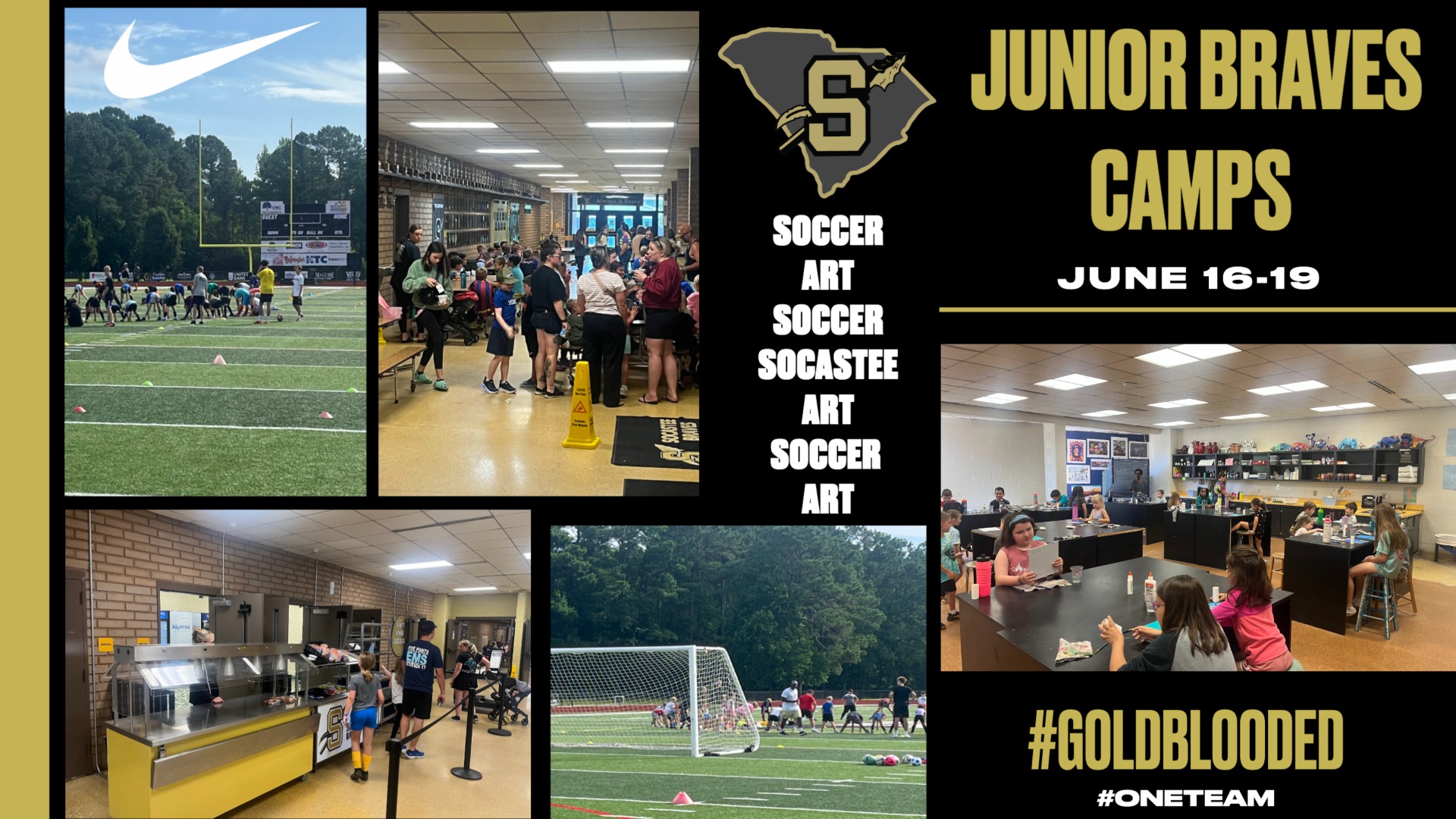 Slide 1 - Week 2 of Jr Braves Camp: Art & Soccer