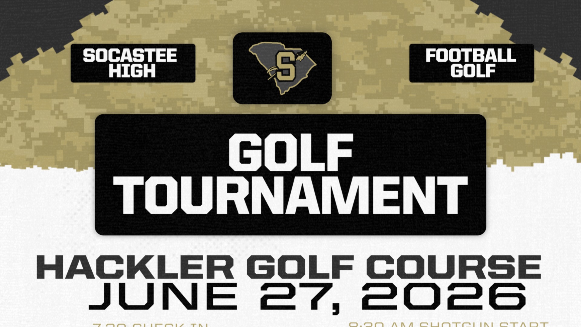 Slide 0 - 2026 Socastee Football Golf Tournament June 27, 2026