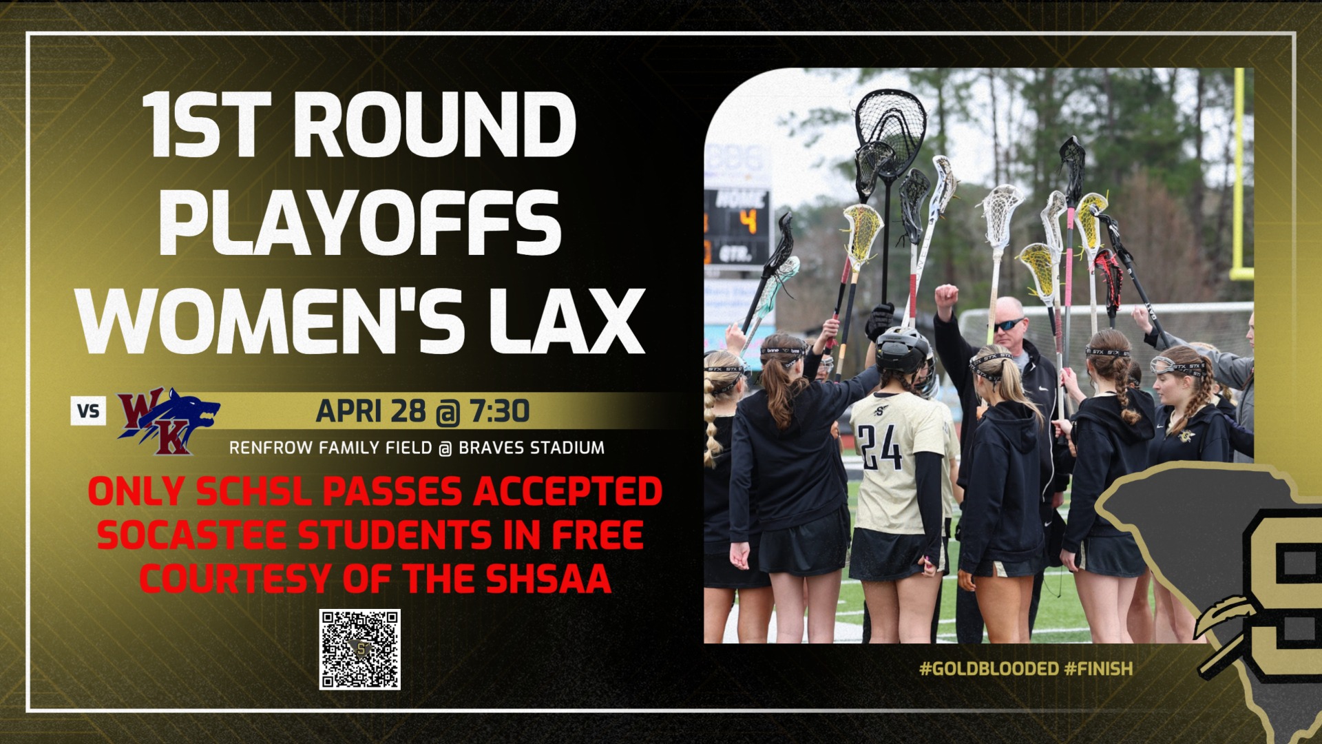 Slide 0 - Good Luck Lady Braves! Purchase Tickets Here!