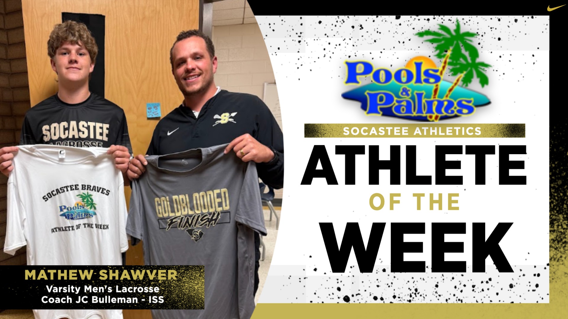 Slide 4 - Pools & Palms Athlete of the Week: Mathew Shawver