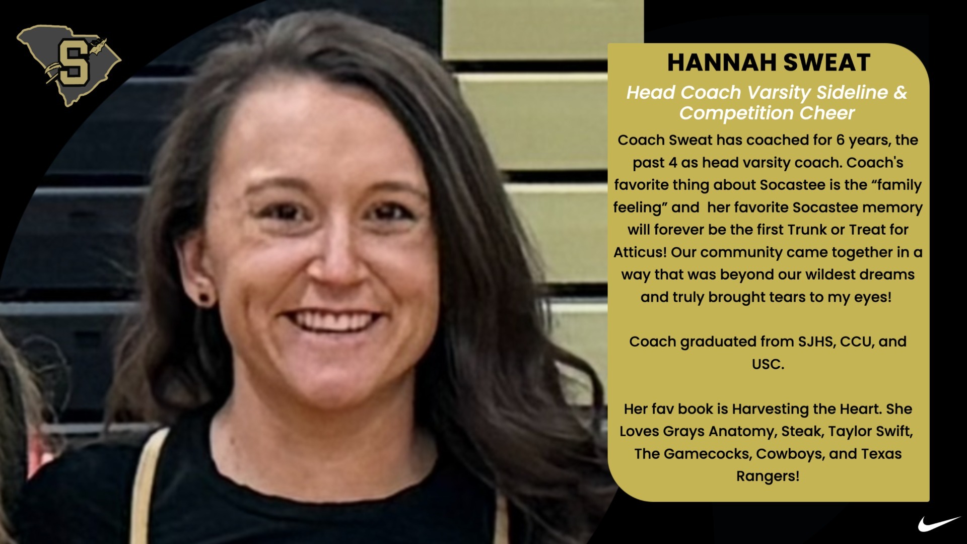 Slide 6 - Monday Meet the Coaches: Morgann Mann